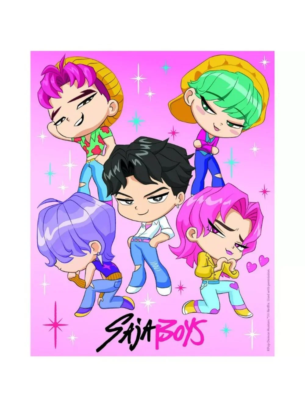 Kpop Demon Hunters Saja Boys Chibi Puzzle In Soda Can 60pc NEW 2026